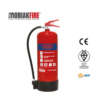 Mobiak 9kg ABC Dry Chemical Powder Fire Extinguisher