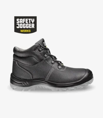 Safety Jogger Best Boy S3 safety shoes with steel midsole for warehouse work.