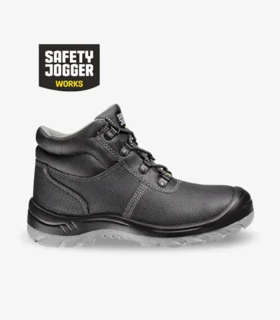 Safety Jogger Best Boy S3 safety shoes with steel midsole for warehouse work.