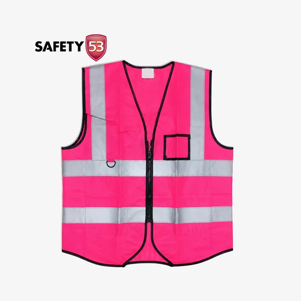 Safety Vest With Pocket (Pink)