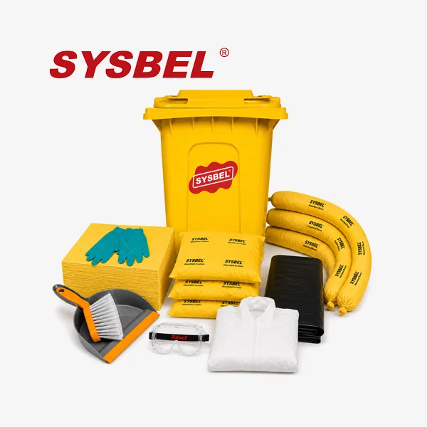 Chemical spill kit 60, 120, 240 ltr