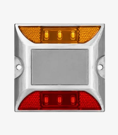 Aluminium Solar LED Waterproof Flashing Reflective Road Stud Cat Eye