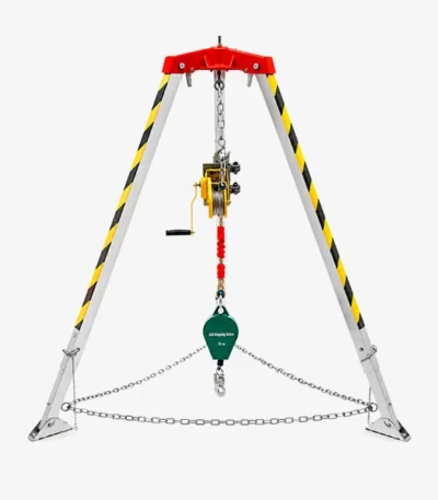 Aluminum Rescue Tripod with Winch