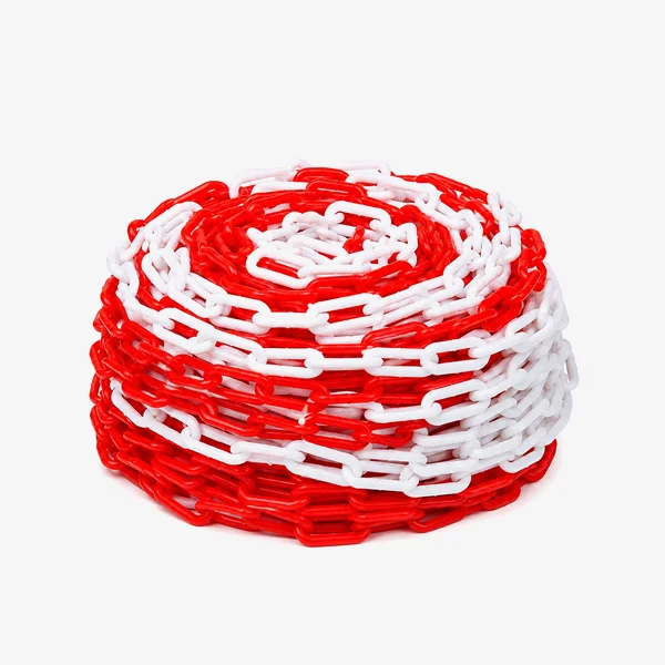 Barricade Chain Red & White 6MM × 20M