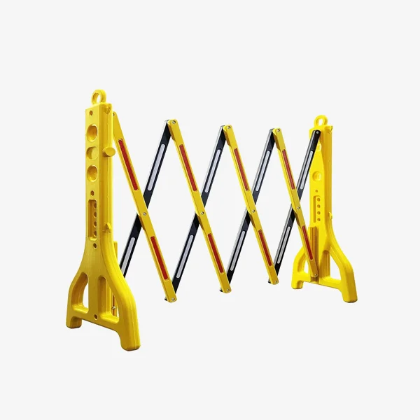 Folding Barricade – 6Ft Portable Road Safety Barrier with Reflective Panels