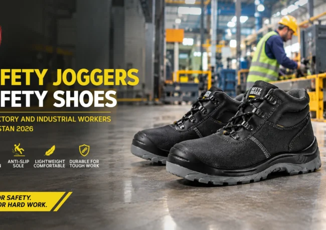 Safety Joggers safety shoes for factory and industrial workers in Pakistan 2026